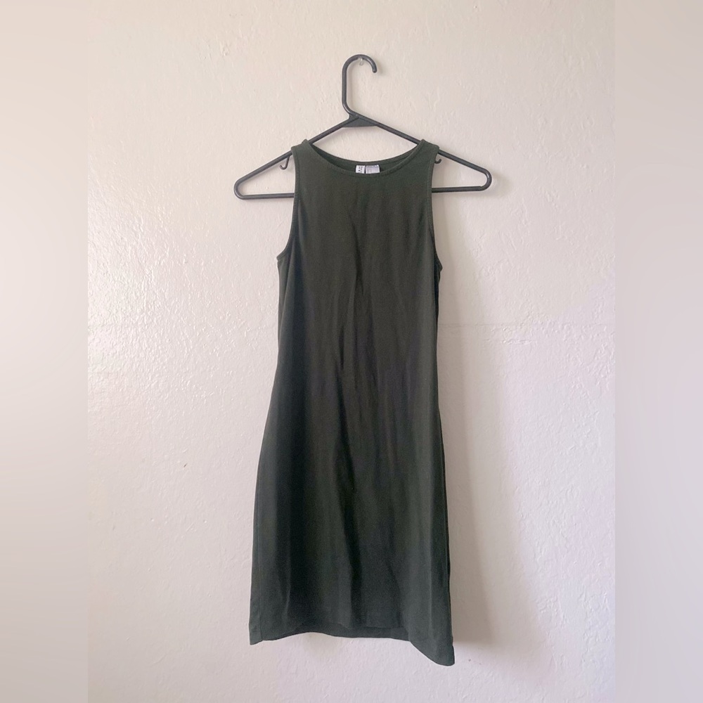 Dark Olive Green Dress